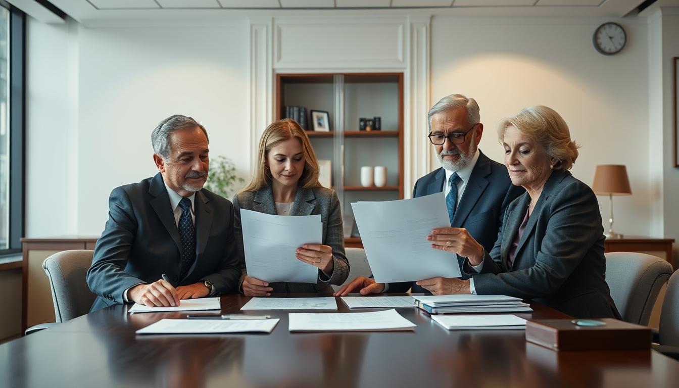 Property settlement documents and transfer review